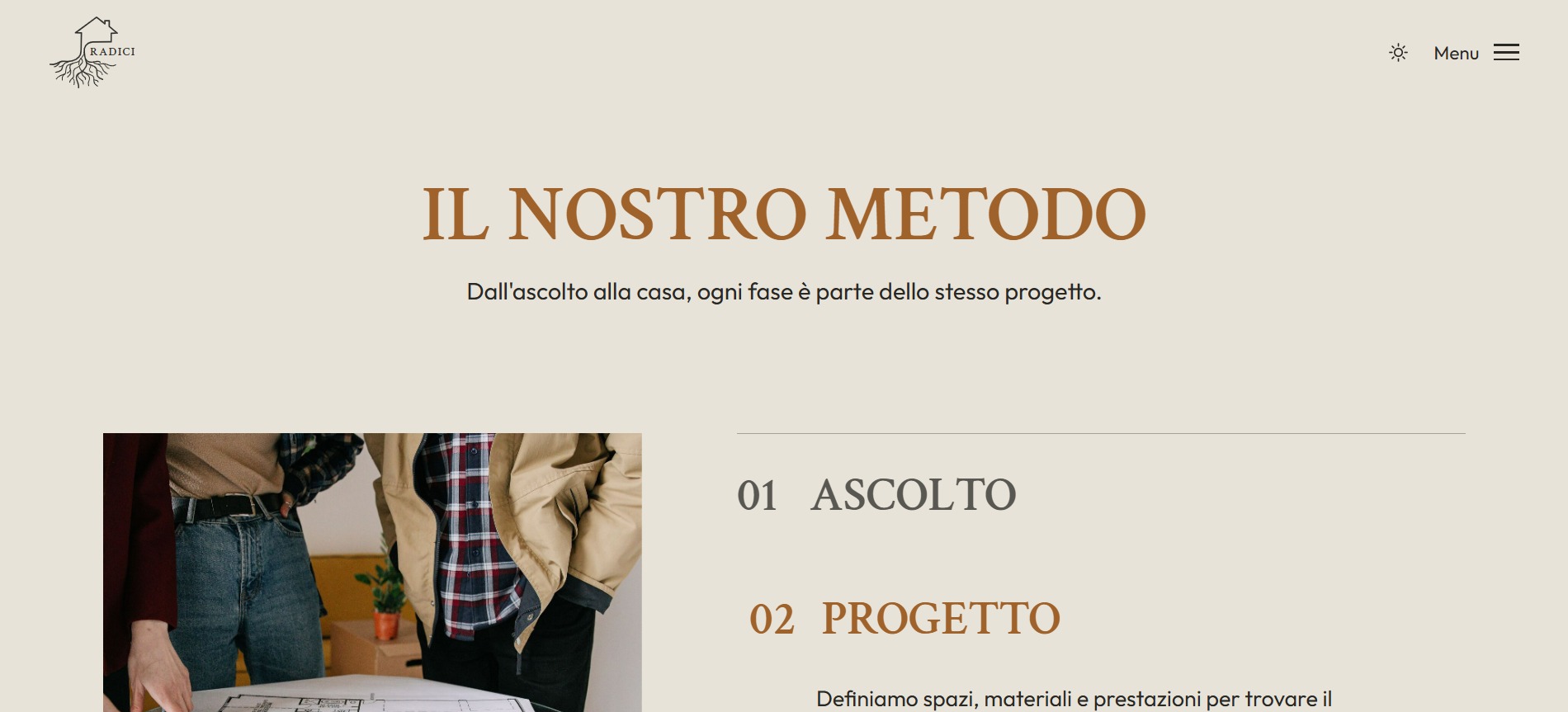 Sezione Metodo di lavoro